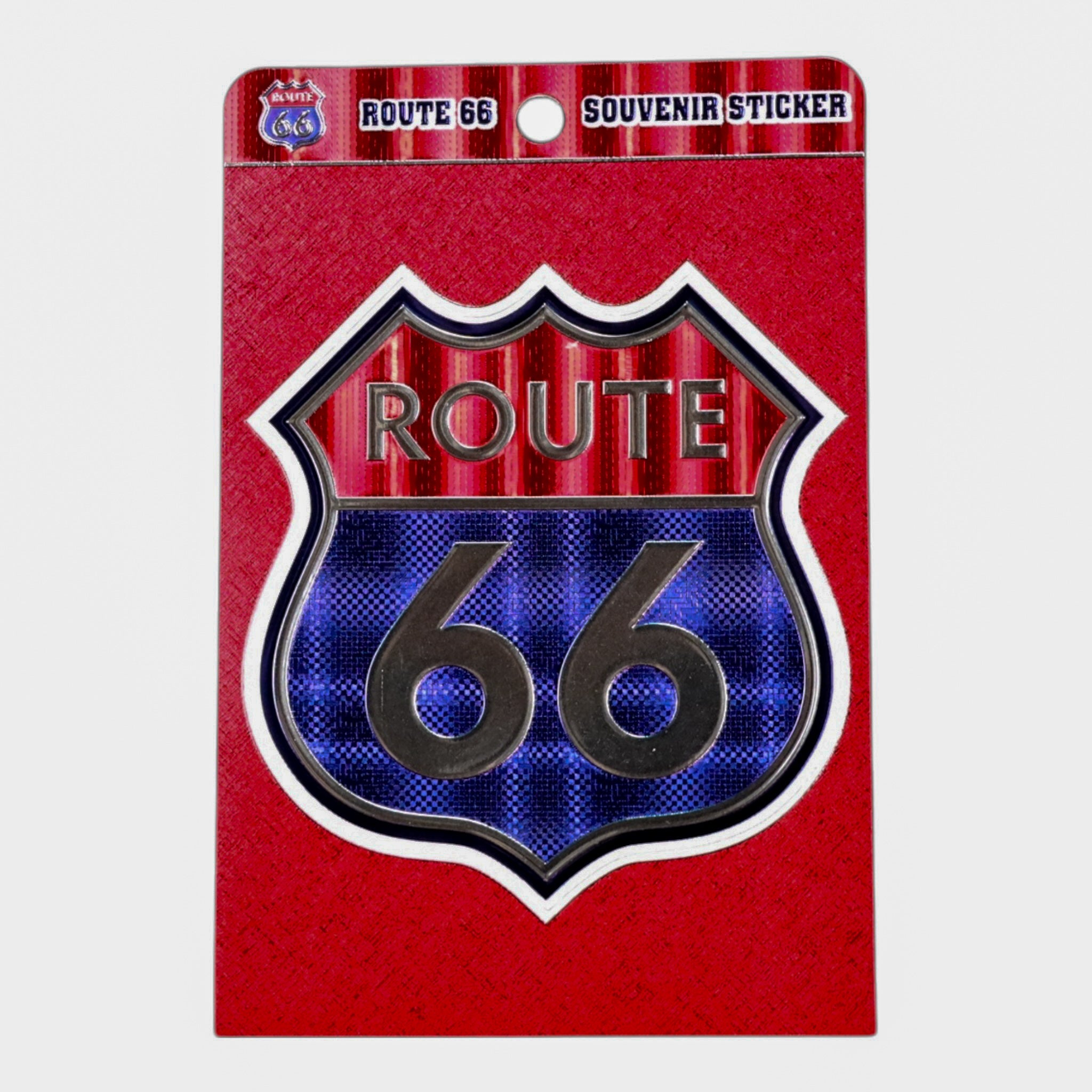 Route 66 Color Decal – Vibrant Souvenir Sticker