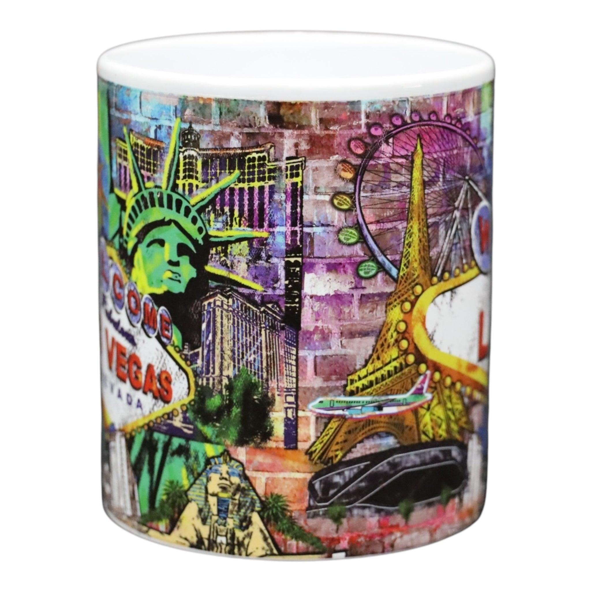 Las vegas GRAFFITI Mug, 1 Count (Pack of 1) 11oz