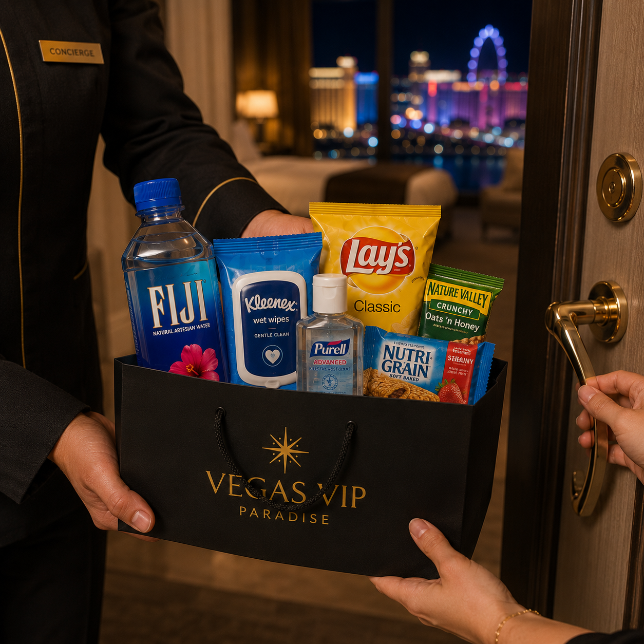 Hotel Delivery Snacks & Drinks Pack